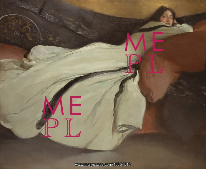 : REPOSE, by John White Alexander, 1895, American : REPOSE, by John White Alexander, 1895, American