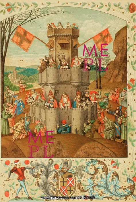 : Representation of the Catholic Church as a Fortress : Representation of the Catholic Church as a Fortress