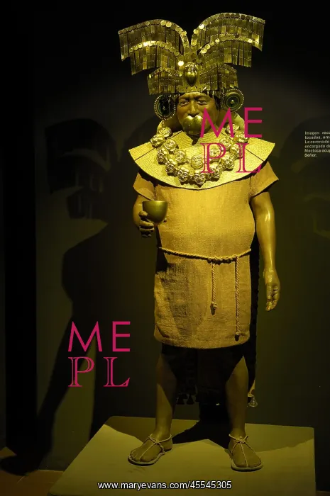 : Representation of the Lord of Sipan (3rd c. AD) : Representation of the Lord of Sipan (3rd c. AD)