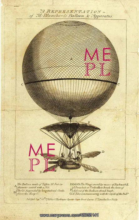 : A Representation of M Blanchards Balloon and Apparatus : A Representation of M Blanchards Balloon and Apparatus