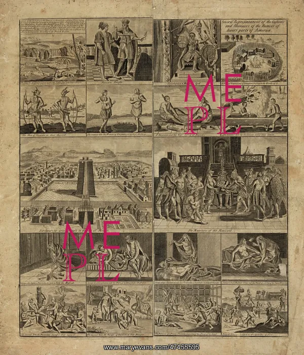  : Several representations of the customs and manners of the na