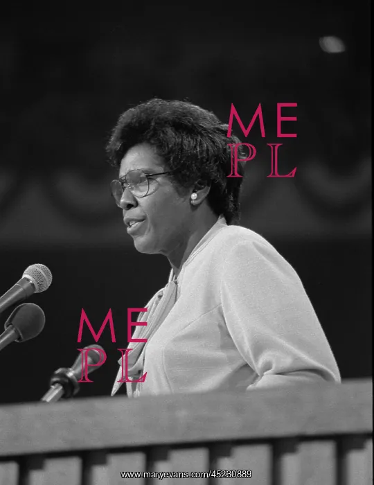 : Representative Barbara Jordan delivers the ? : Representative Barbara Jordan delivers the ?