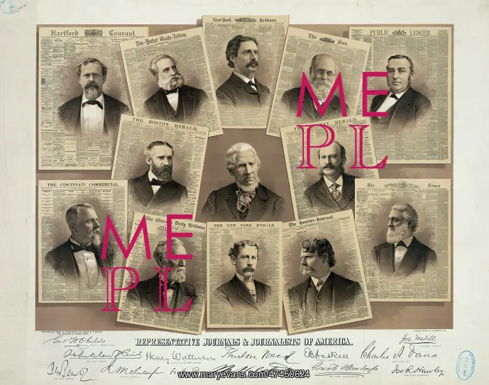 : Representative journals & journalists of America : Representative journals & journalists of America