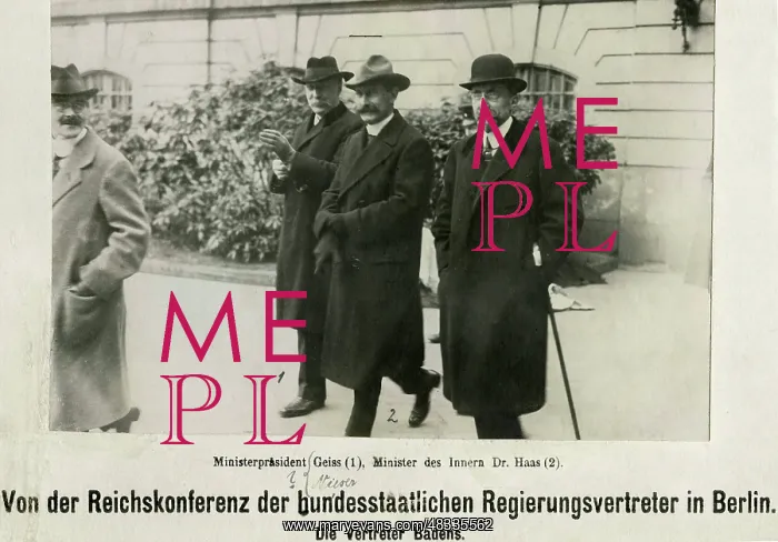 : Representatives from Baden at the Imperial Conference, 1918 : Representatives from Baden at the Imperial Conference, 1918