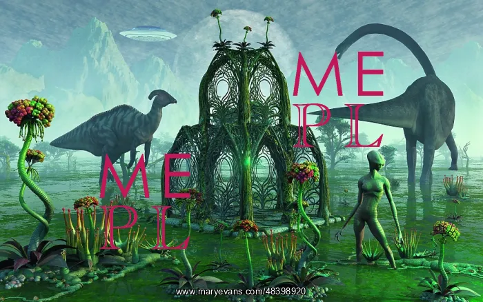 : A reptoid alien colonist at work on a prehistoric Earth ? : A reptoid alien colonist at work on a prehistoric Earth ?