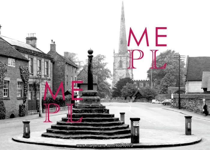  : Repton, Church and Cross c1955