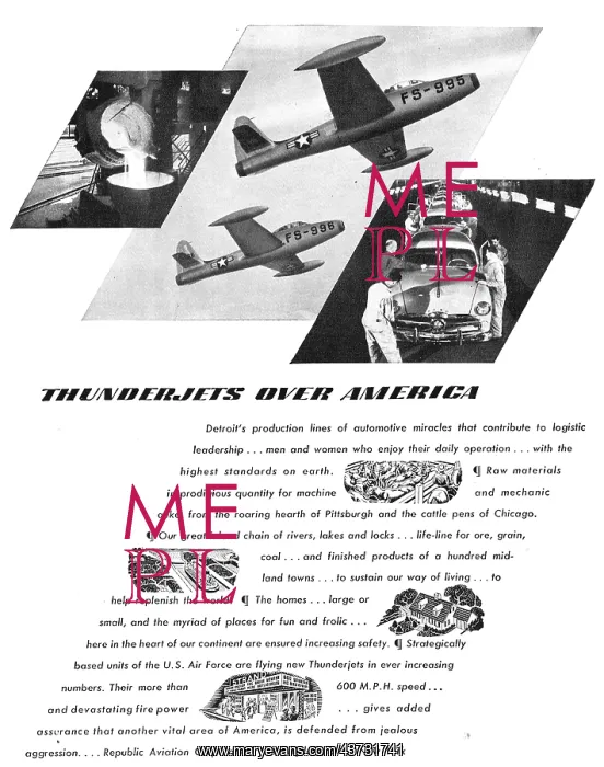  : Republic F-84 Thunderjet