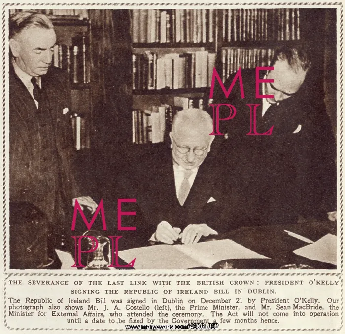 : Republic of Ireland Act 1948 : Republic of Ireland Act 1948