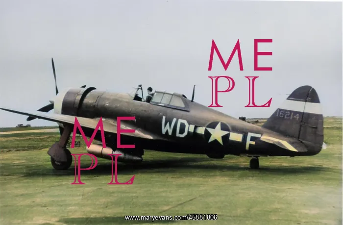  : Republic P-47C aft, (on the ground)