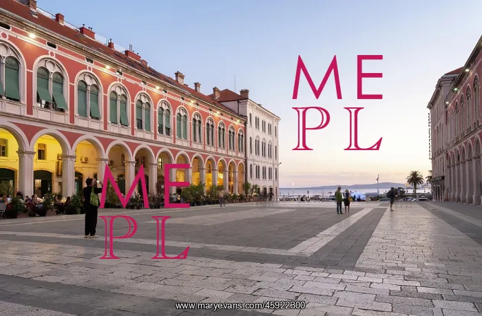 : Republic Square, Split, Croatia : Republic Square, Split, Croatia