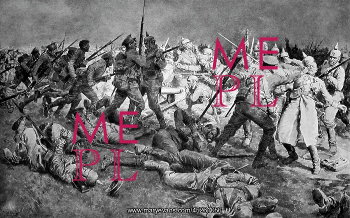 : Repulsing the famous Prussian guard at Ypres : Repulsing the famous Prussian guard at Ypres