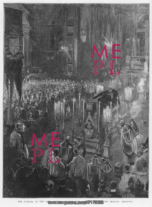 : Requiem mass of Cardinal Manning, 1892 : Requiem mass of Cardinal Manning, 1892