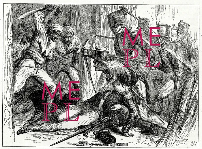 : Rescue of Lieutenant-Colonel Macgregor Murray, India, 1818 : Rescue of Lieutenant-Colonel Macgregor Murray, India, 1818