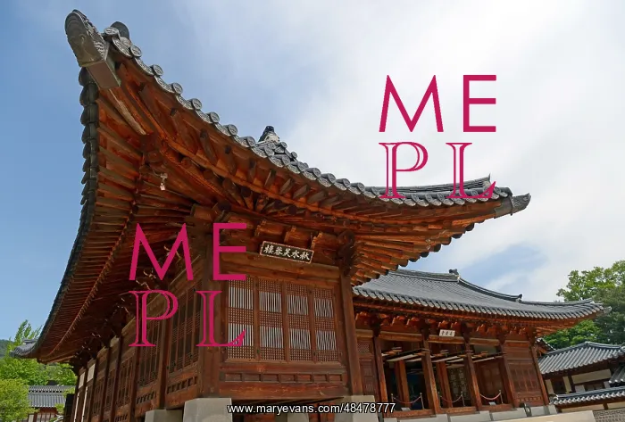 : Residence building inside the grounds of the Gyeongbokgung : Residence building inside the grounds of the Gyeongbokgung