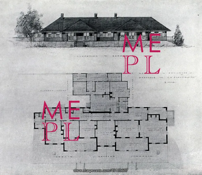 : Residence for E. D. Blomfield, Esq : Residence for E. D. Blomfield, Esq