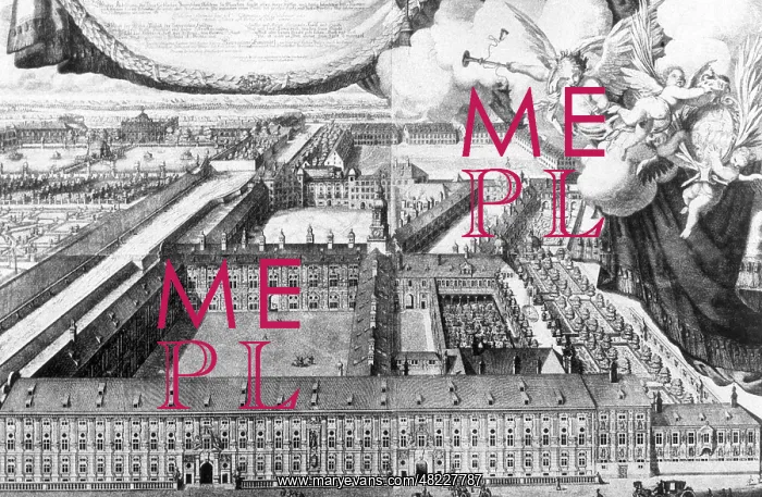: Residence and Hofgarten in Munich around 1700 : Residence and Hofgarten in Munich around 1700
