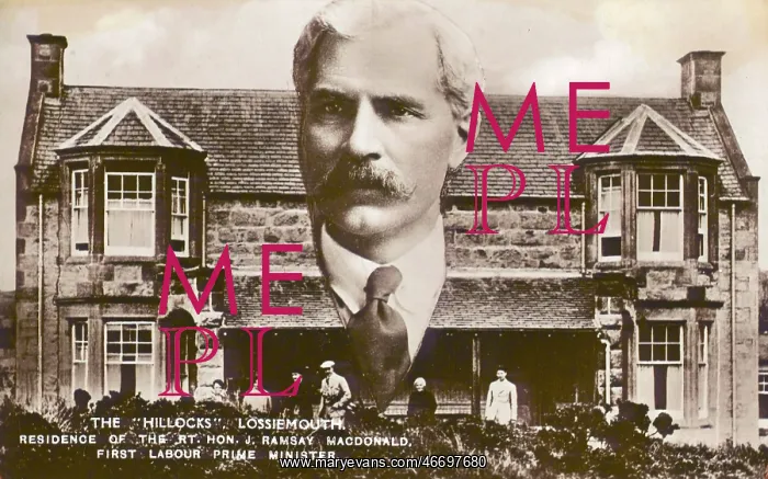 : Residence of Ramsay MacDonald at Lossiemouth : Residence of Ramsay MacDonald at Lossiemouth