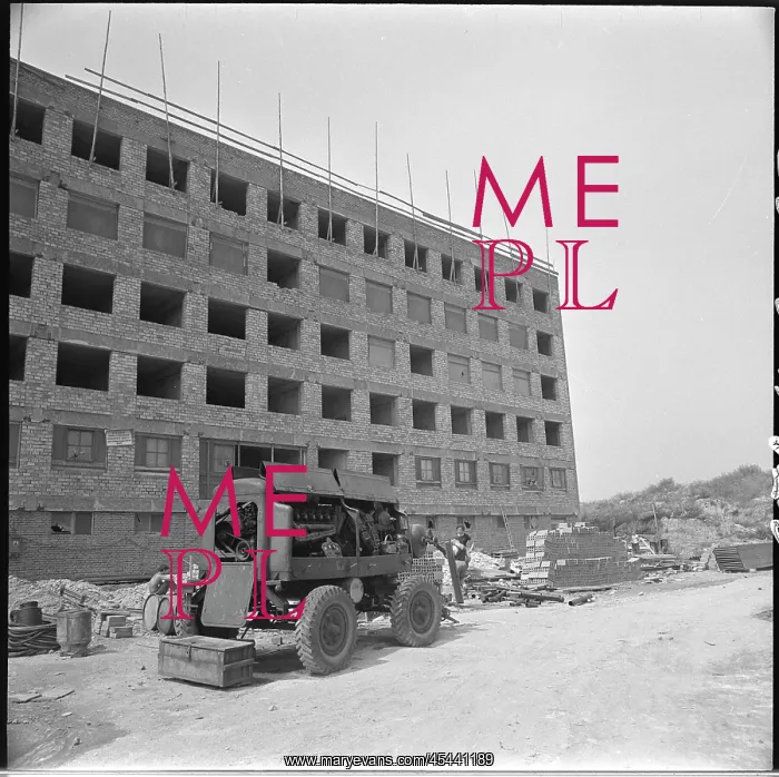 : Residential college under Palacky Hill, construction site : Residential college under Palacky Hill, construction site