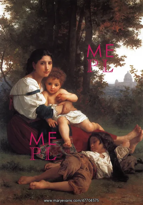 : Rest, by Bouguereau : Rest, by Bouguereau
