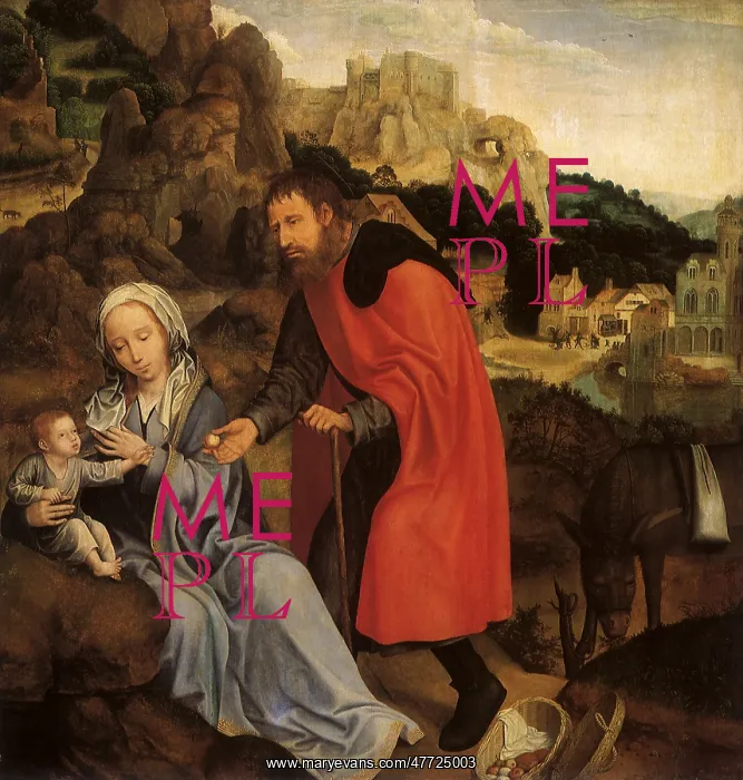 : The Rest on the Flight to Egypt, by Quentin Massys : The Rest on the Flight to Egypt, by Quentin Massys