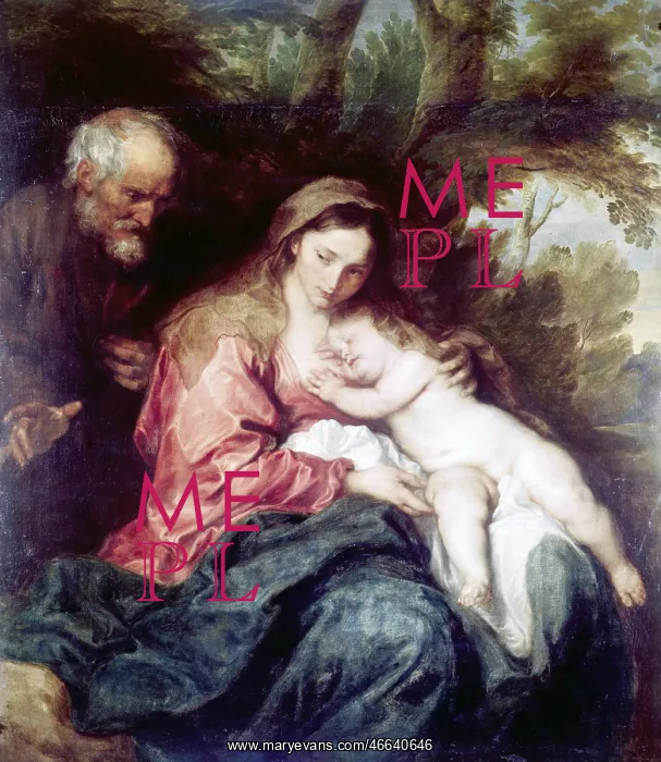 : Rest during the Flight to Egypt, by Van Dyck : Rest during the Flight to Egypt, by Van Dyck