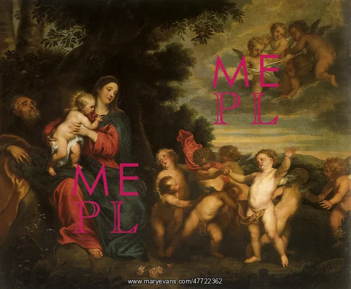 : The Rest on the Flight into Egypt, by Van Dyck : The Rest on the Flight into Egypt, by Van Dyck