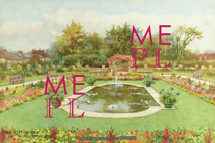 : Rest Garden, Southbourne, Dorset : Rest Garden, Southbourne, Dorset