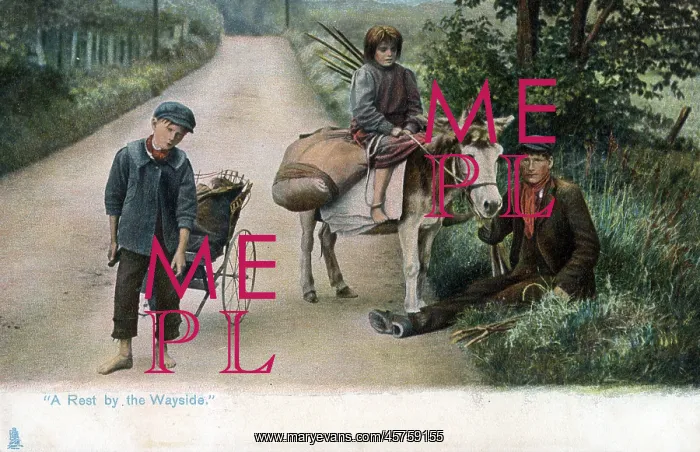 : A rest by the wayside : A rest by the wayside