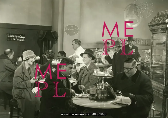 : The restaurant Aschinger, 1928 : The restaurant Aschinger, 1928