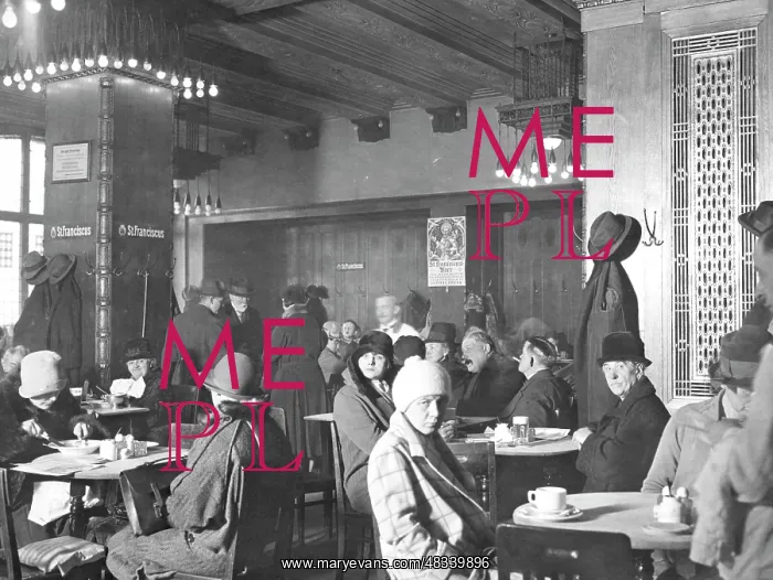 : The restaurant Aschinger, 1928 : The restaurant Aschinger, 1928