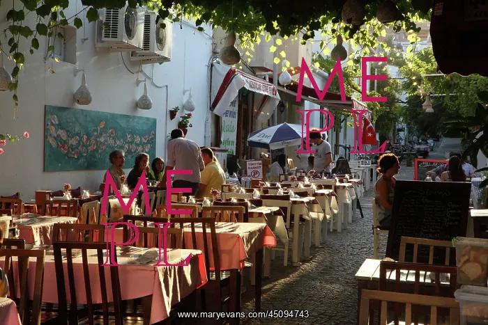 : Restaurant, Bozcaada, Canakkale, Turkey : Restaurant, Bozcaada, Canakkale, Turkey