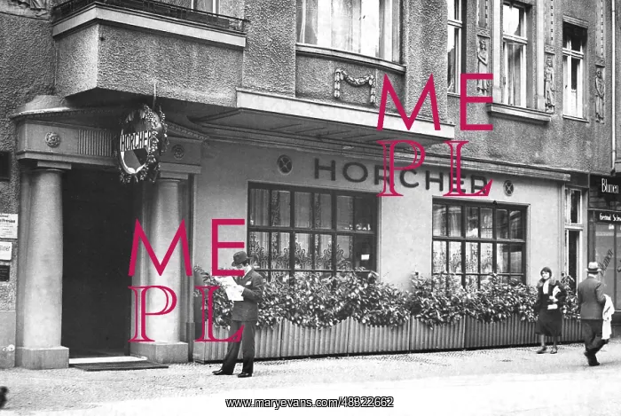 : Restaurant Horcher in Berlin, around 1925 : Restaurant Horcher in Berlin, around 1925