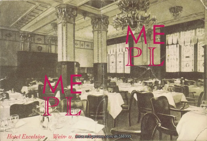  : The restaurant at the Hotel Excelsior, Berlin, 1920s