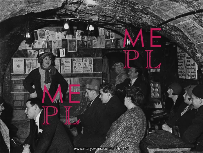 : A restaurant in Paris, Montmartre : A restaurant in Paris, Montmartre
