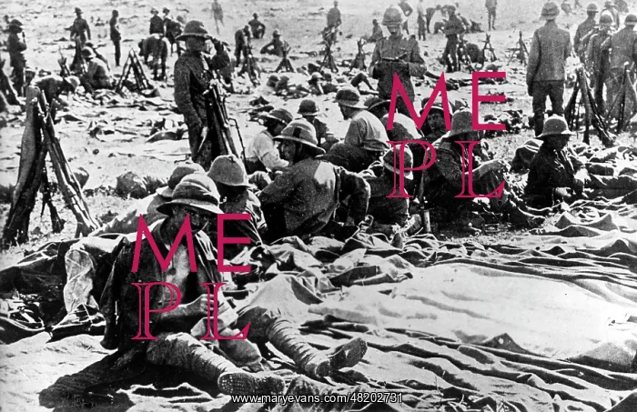 : Resting British troops in Greece, 1915 : Resting British troops in Greece, 1915