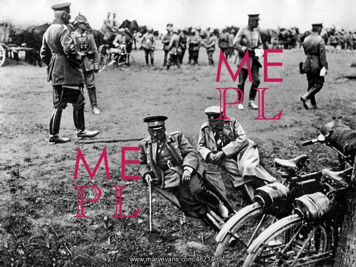 : Resting Russian prisoners of war, 1914 : Resting Russian prisoners of war, 1914