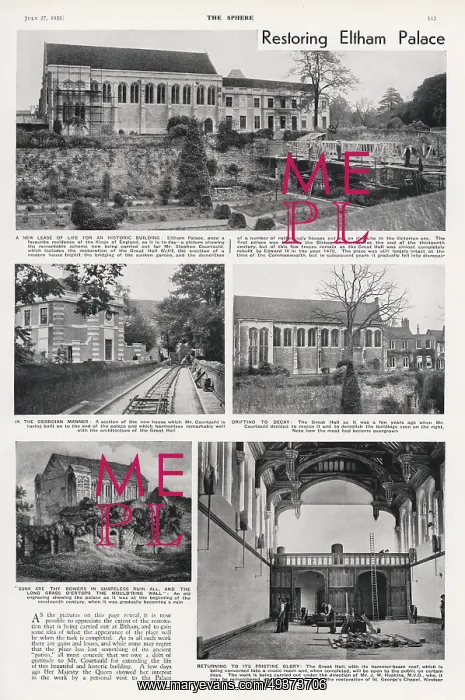 : Restoring Eltham Palace 1935 : Restoring Eltham Palace 1935