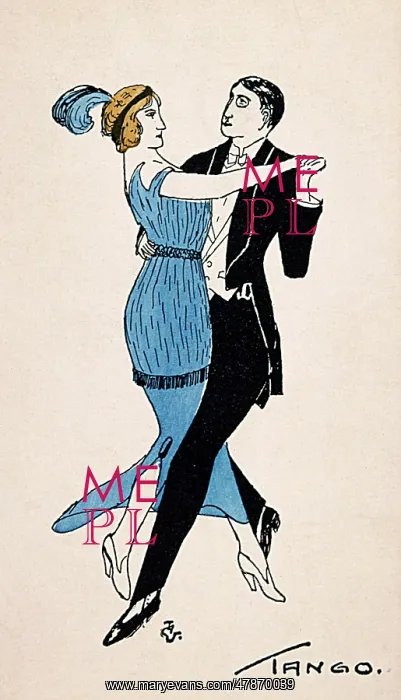 : RESTRAINED TANGO DANCERS : RESTRAINED TANGO DANCERS