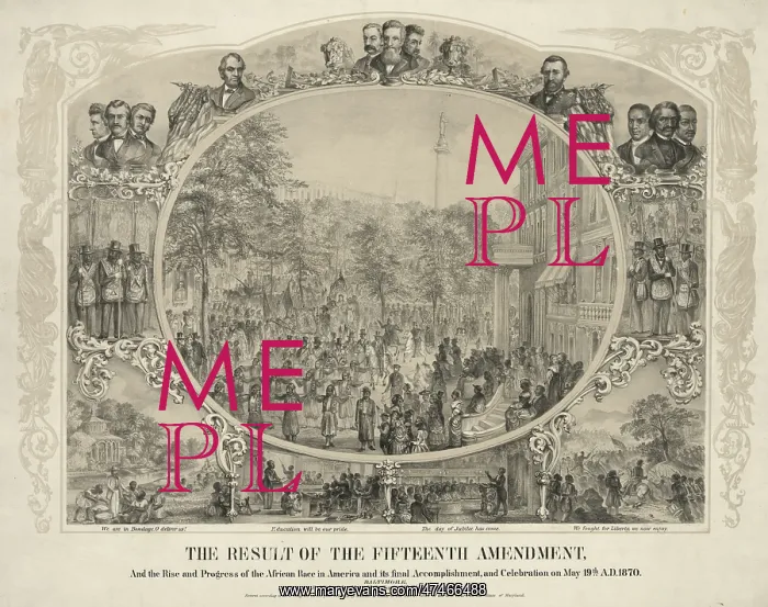  : The result of the Fifteenth Amendment, and the rise and prog