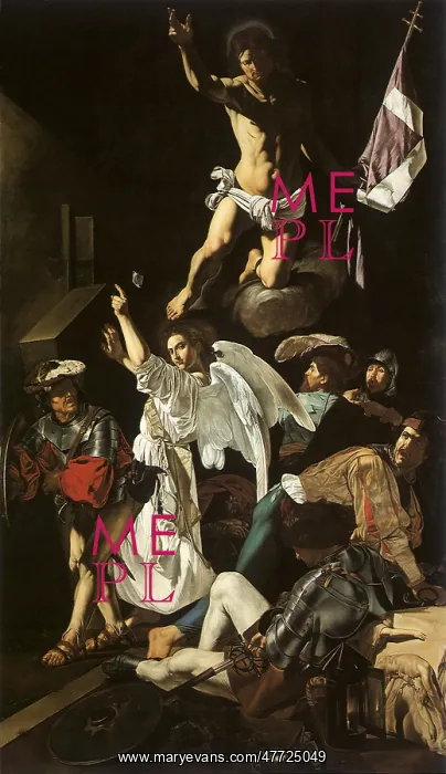 : The Resurrection, by Cecco del Caravaggio : The Resurrection, by Cecco del Caravaggio