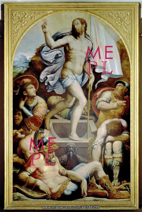 : Resurrection, painting by Giorgio Vasari : Resurrection, painting by Giorgio Vasari