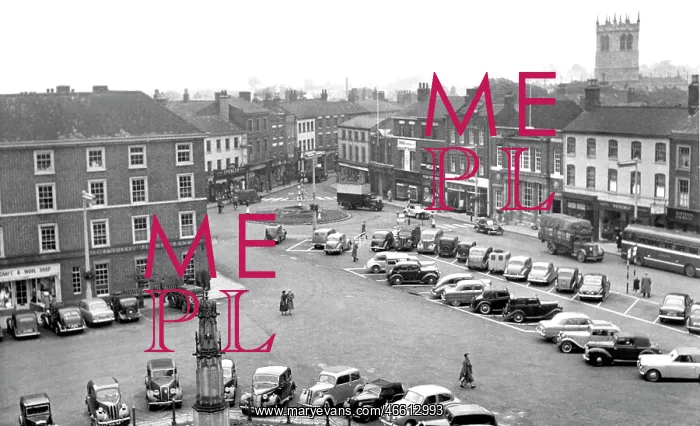 : Retford, Market Place c1955