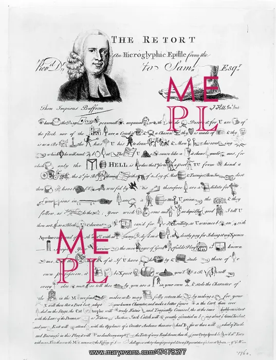 : The retort - an hieroglyphic epistle from the Revd. Dr. Whit : The retort - an hieroglyphic epistle from the Revd. Dr. Whit
