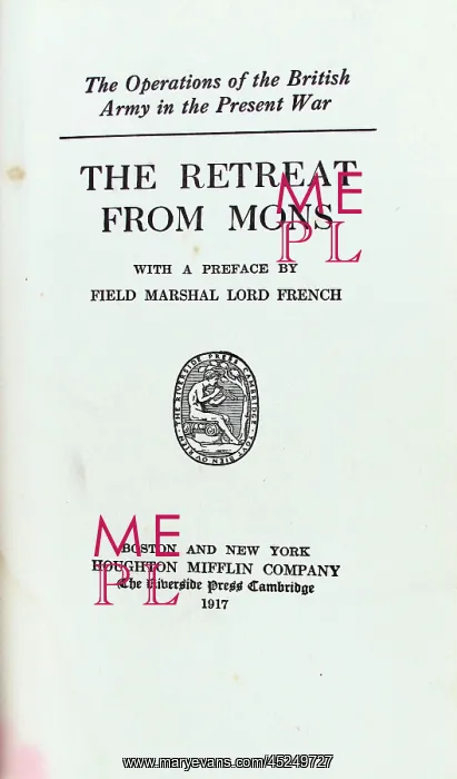 : The Retreat from Mons : The Retreat from Mons