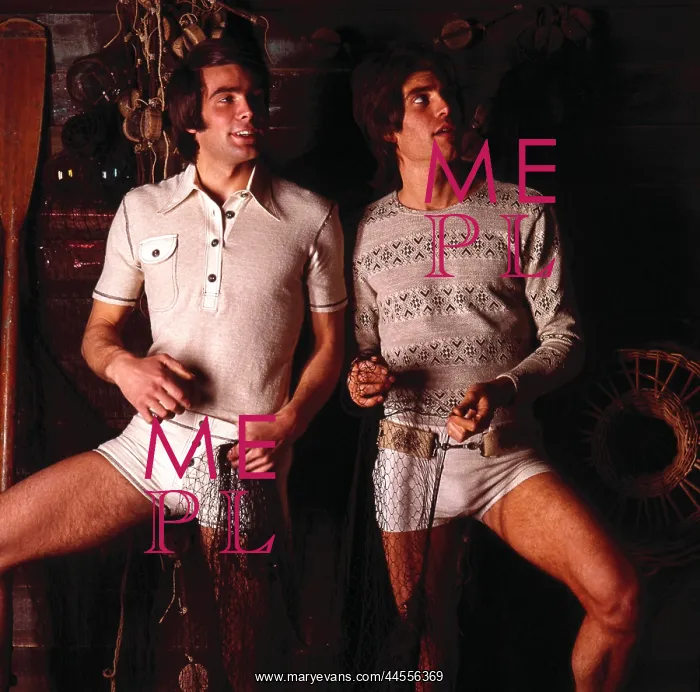  : Retro male underwear models