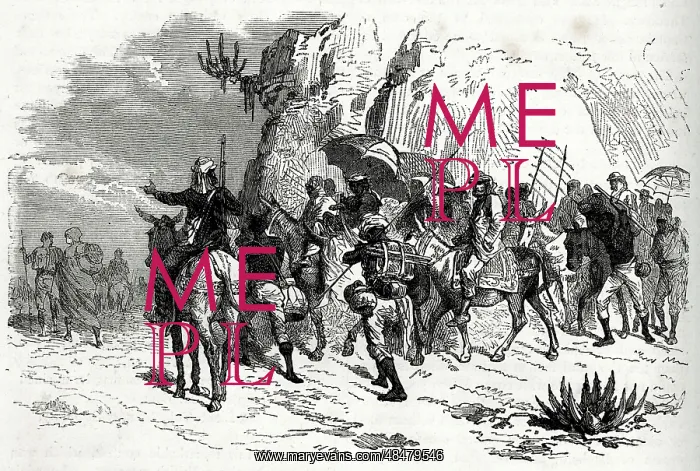 : Return of European captives from Magdala, Abyssinian War : Return of European captives from Magdala, Abyssinian War