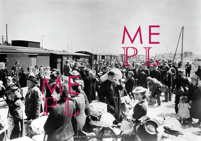 : Return of the French refugees, 1940 : Return of the French refugees, 1940