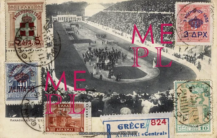 : Return of George II of Greece - Panathenaic Stadium, Athens : Return of George II of Greece - Panathenaic Stadium, Athens