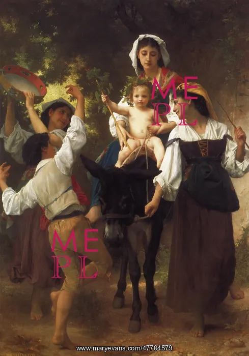 : Return from the Harvest, by Bouguereau : Return from the Harvest, by Bouguereau