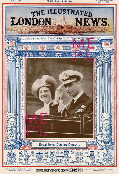 : Return of King George and Queen Elizabeth from Canada 1939 : Return of King George and Queen Elizabeth from Canada 1939